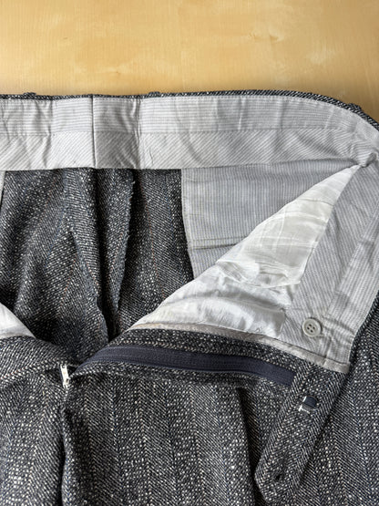 Completo anni ‘70/‘80 tweed lana e seta - tg. 52/54