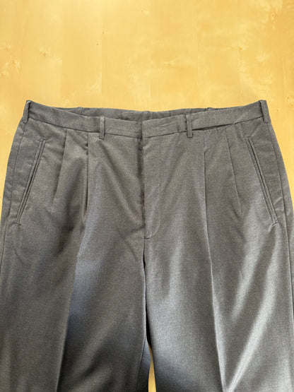 Completo sartoriale flanella pettinata grigio antracite - tg. 52/54, drop basso