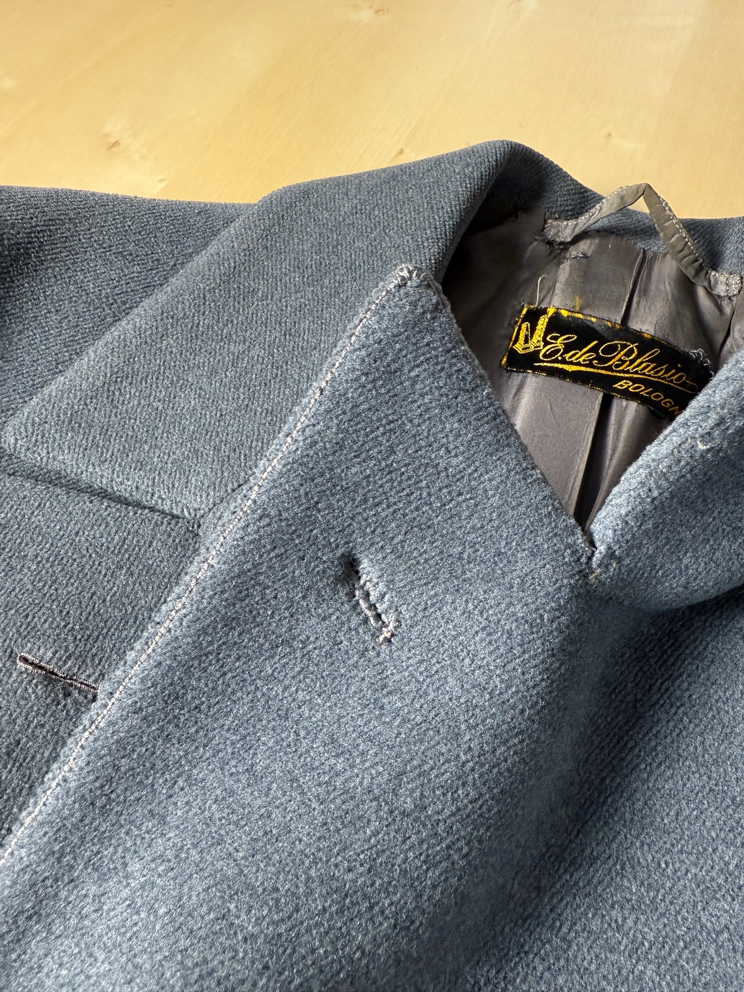 Cappotto anni ‘40 sartoriale doppiopetto - tg. 48-50