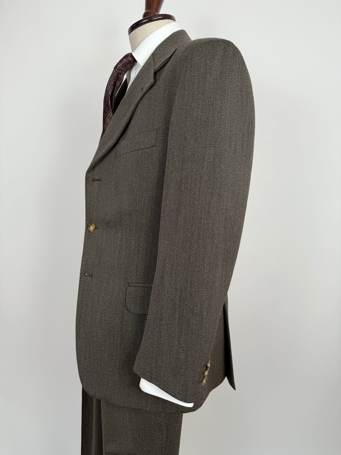 Completo anni ‘90 covert cachi - tg. 48/50