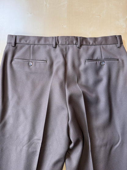 Completo anni ‘90 in twill marrone/cachi (NOS) - tg. 56