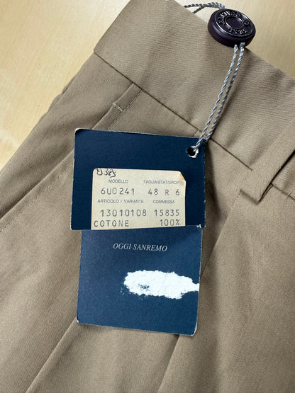 Pantaloni in cotone beige (NOS) - tg. 46