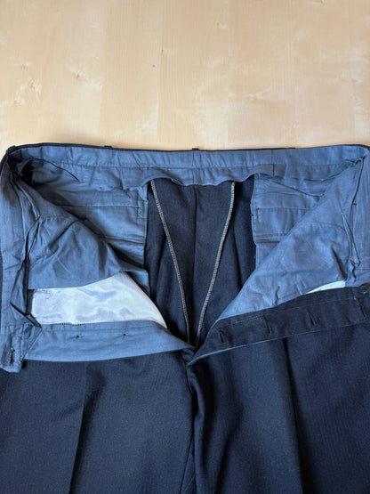 Completo sartoriale anni ‘60 flanella antracite micro spigato - tg. 54