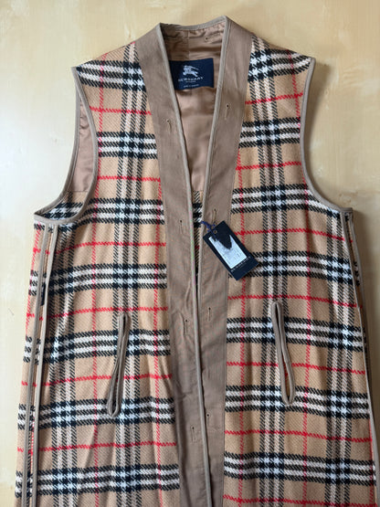 Burberry, warmer interno in pura lana per trench e impermeabili (nuovo) - tg. 50