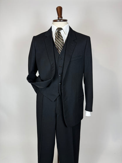 Completo 3 pezzi anni '50/'60 nero - tg. 50