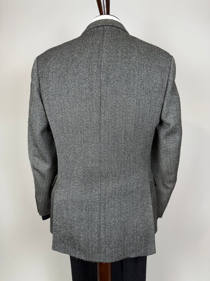 Giacca anni ‘90 herringbone grigio - tg. 48