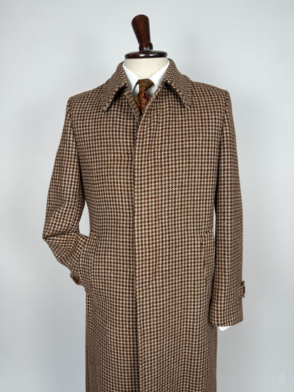 Cappotto anni ‘70 tweed pied-de-poule - tg. 44-46