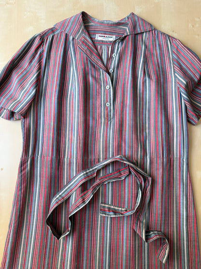 Abito chemisier in seta Saint Laurent Rive Gauche anni ‘70/‘80 - tg. M/L