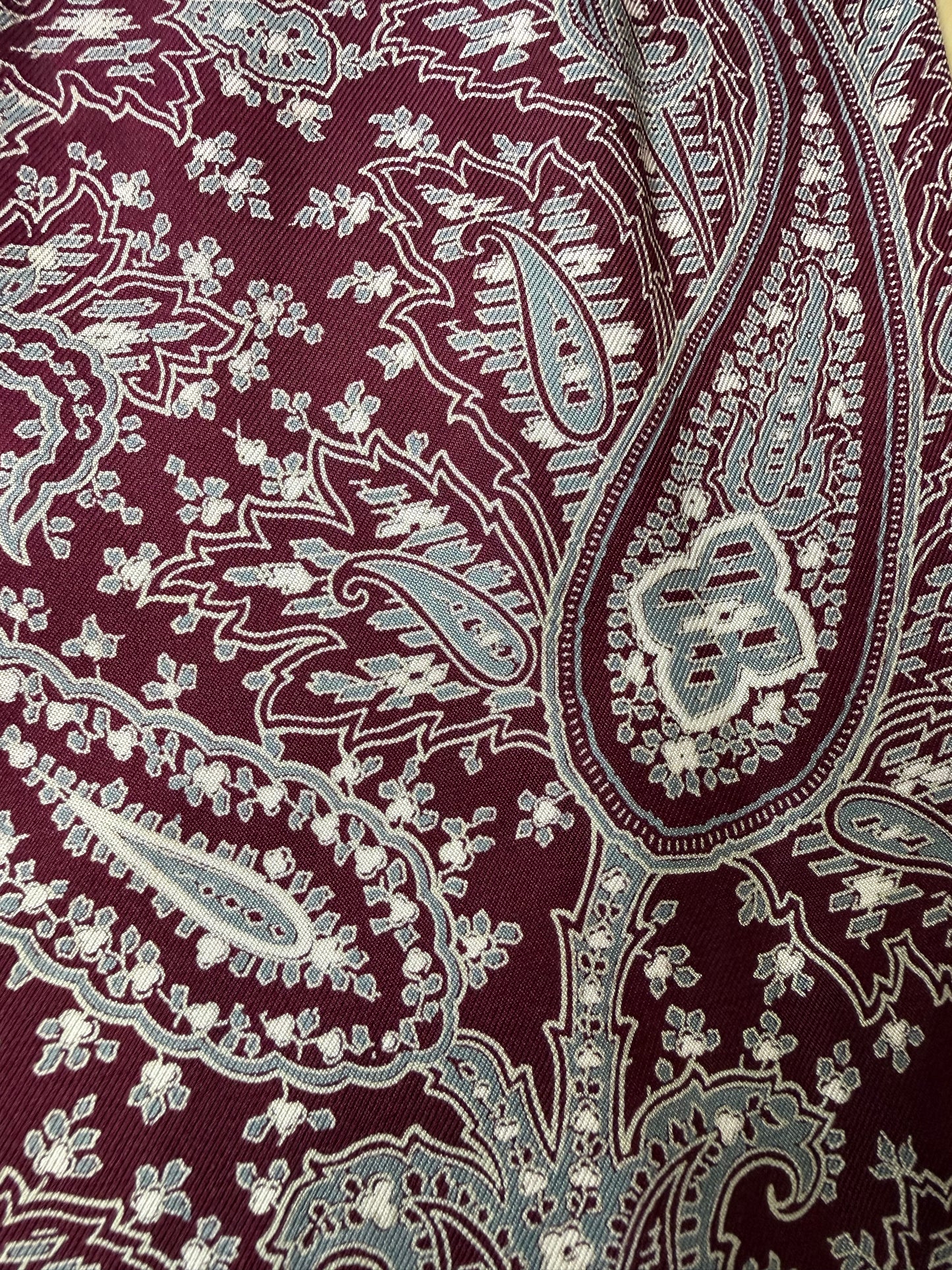 Ascot paisley bordeaux
