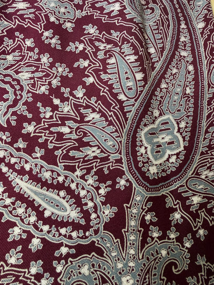 Ascot paisley bordeaux