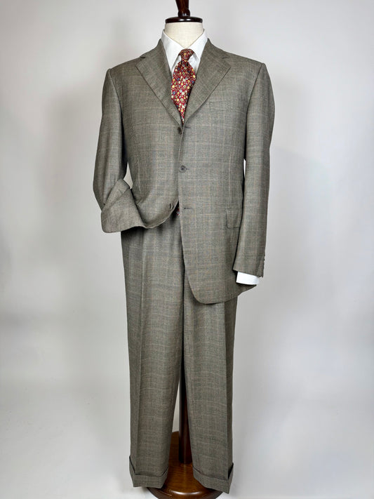 Completo Pierre Cardin principe di Galles flanella leggera - tg. 54