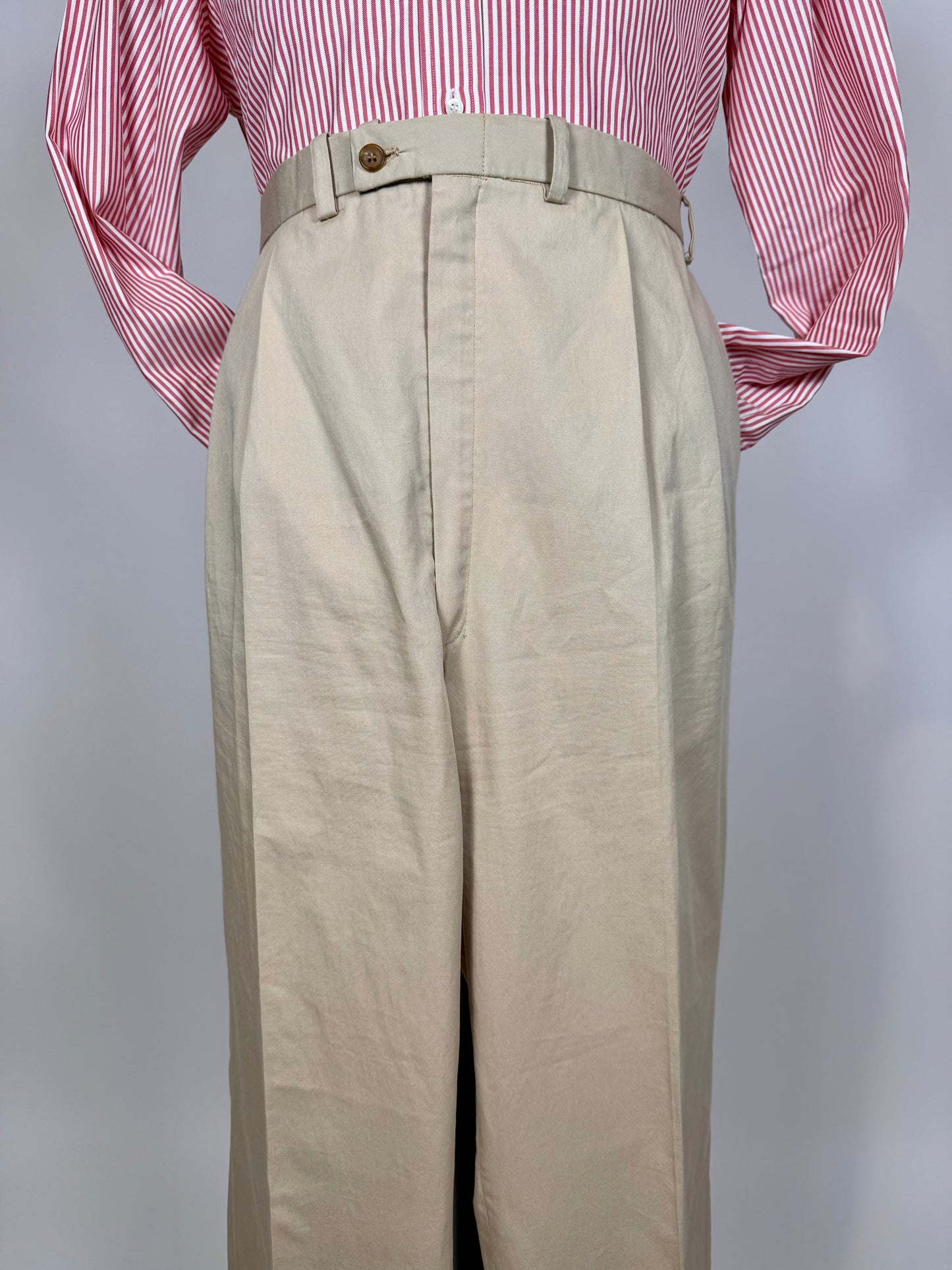 Pantaloni sartoriali cotone chino - tg. 60/62
