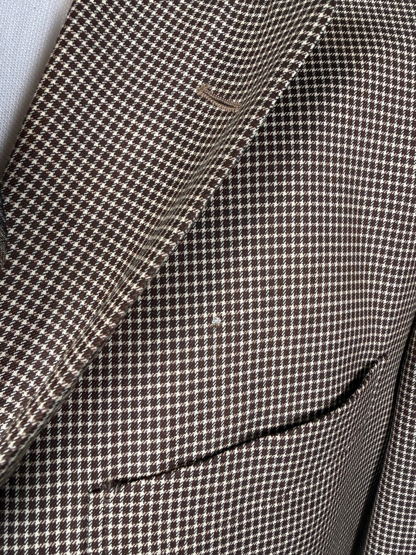 Giacca Corneliani flanella pettinata quadri - tg. 48