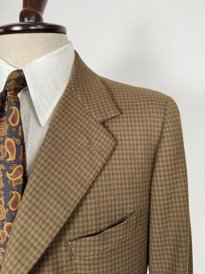 Giacca sartoriale anni ‘50 check - tg. 52 corta