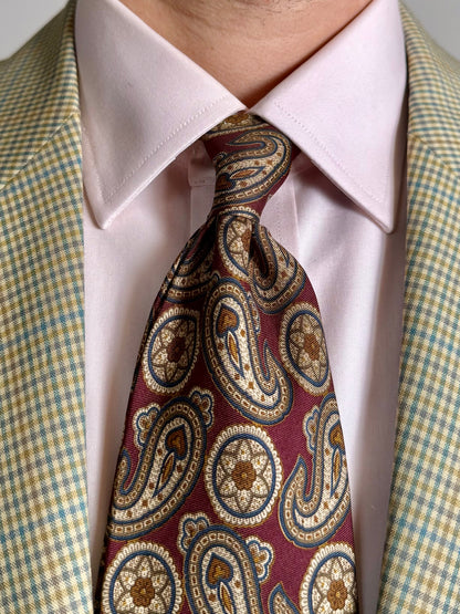 Cravatta Yves Saint Laurent paisley vintage