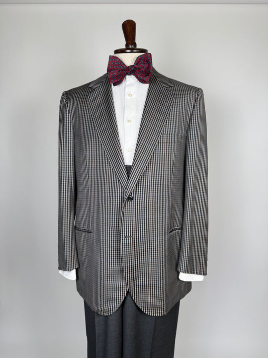 Giacca sartoriale flanella pettinata check - tg. 50/52