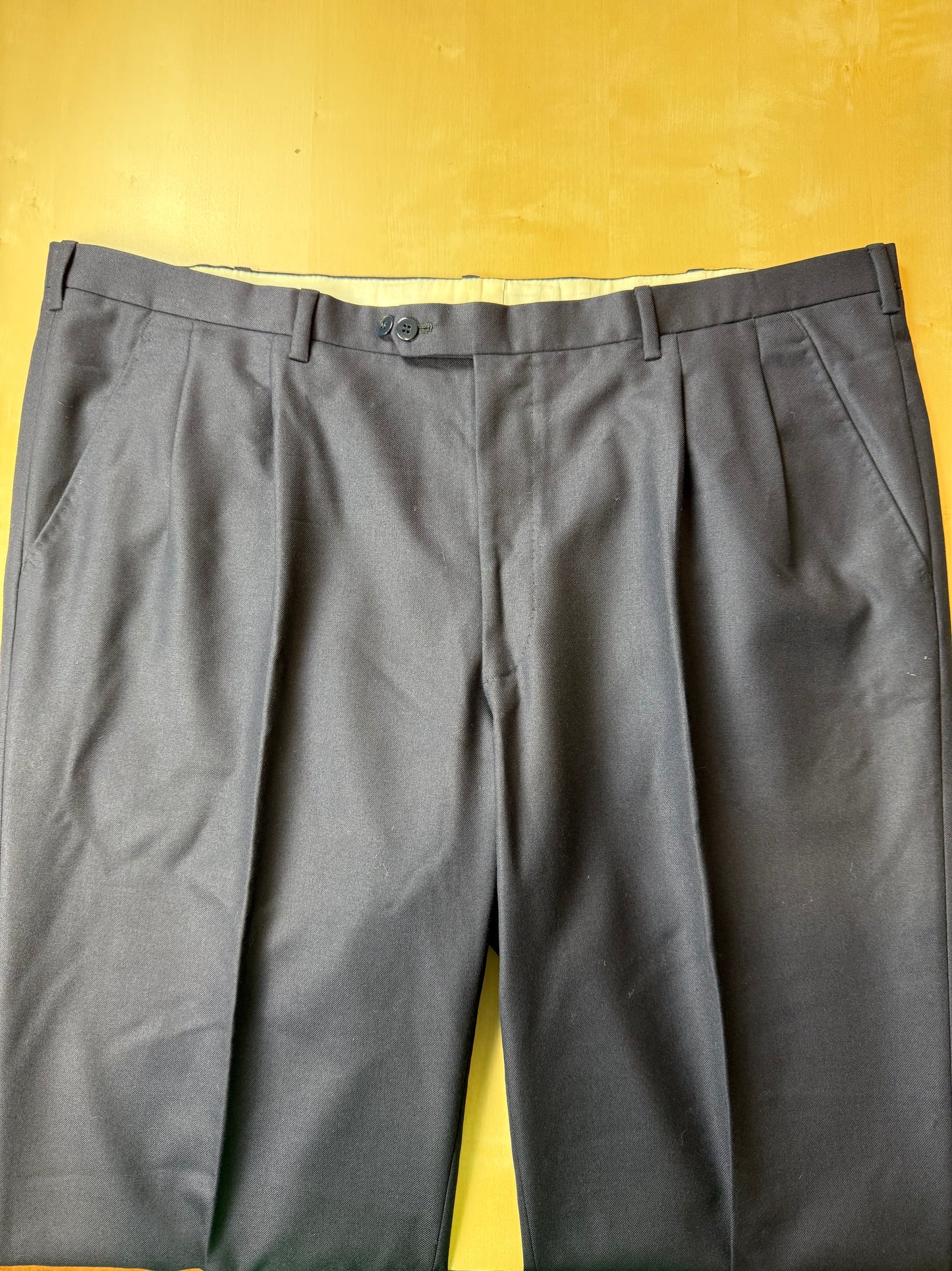 Completo sartoriale anni ‘80 flanella lana e cashmere - tg. 62