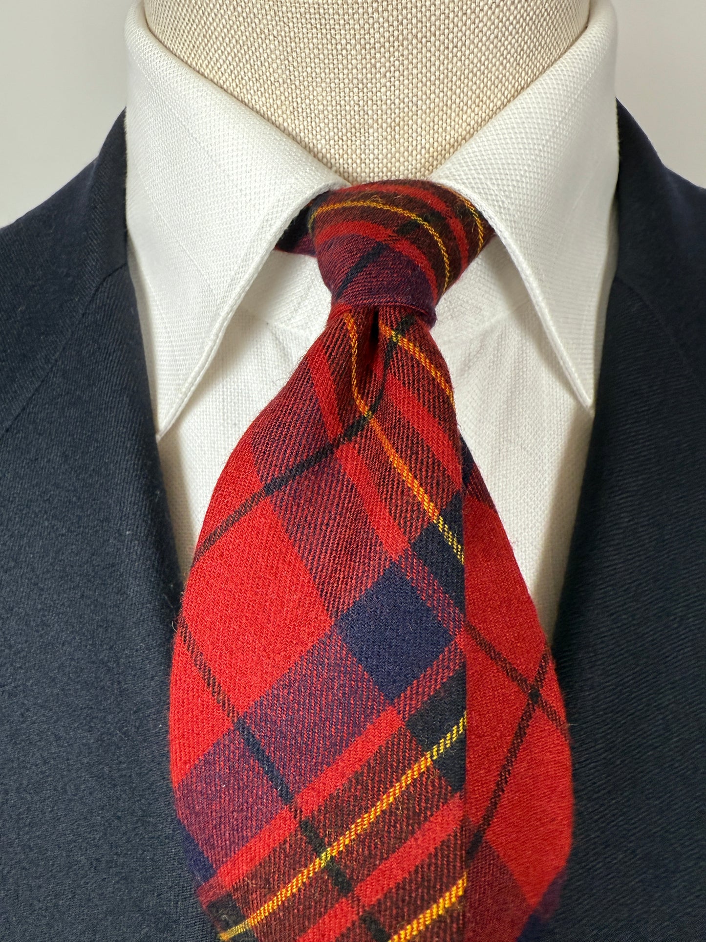 Cravatta in Viyella originale William Hollins tartan