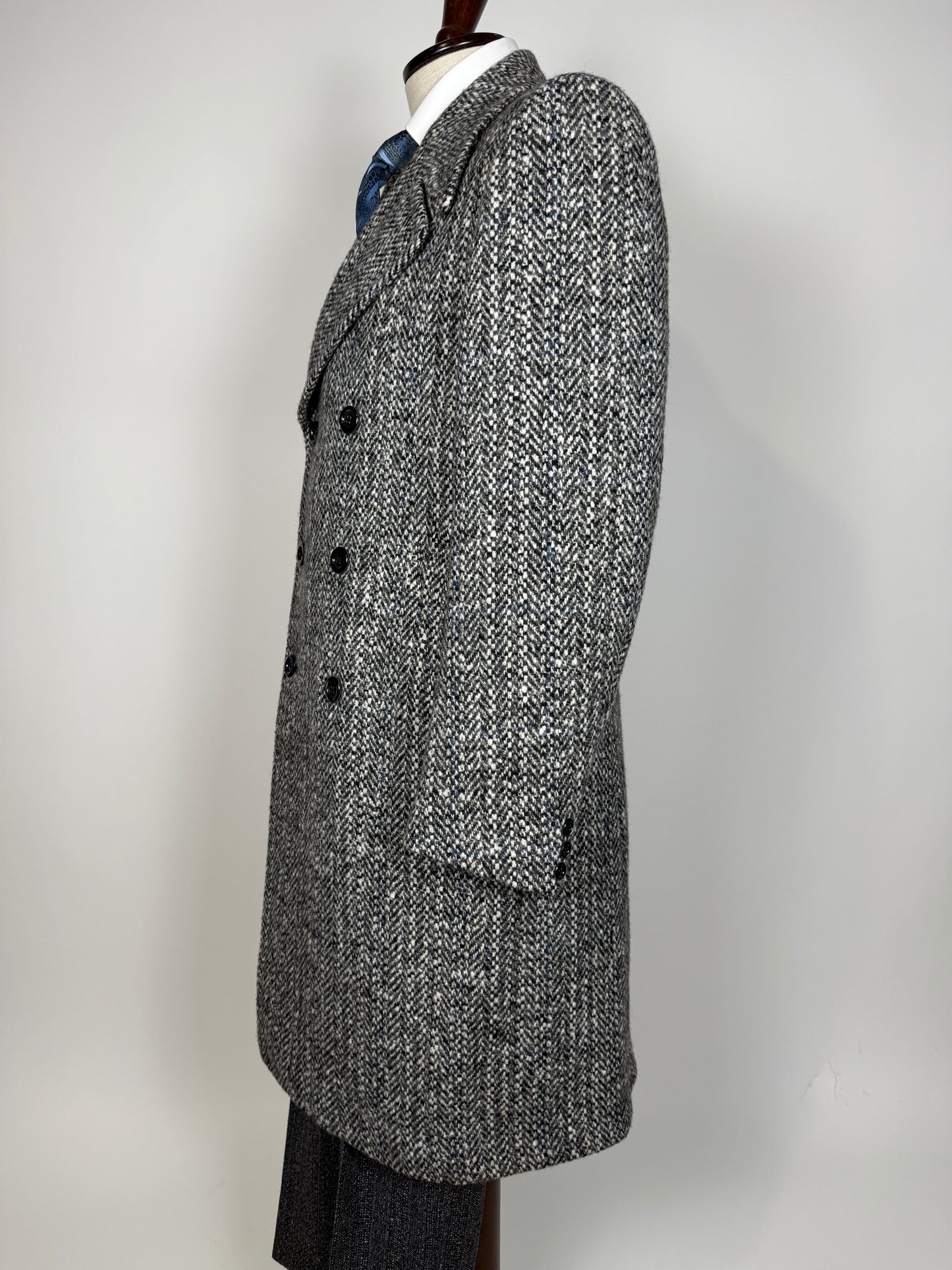 Cappotto doppiopetto in tweed anni ‘60/‘70 - tg. 46-50