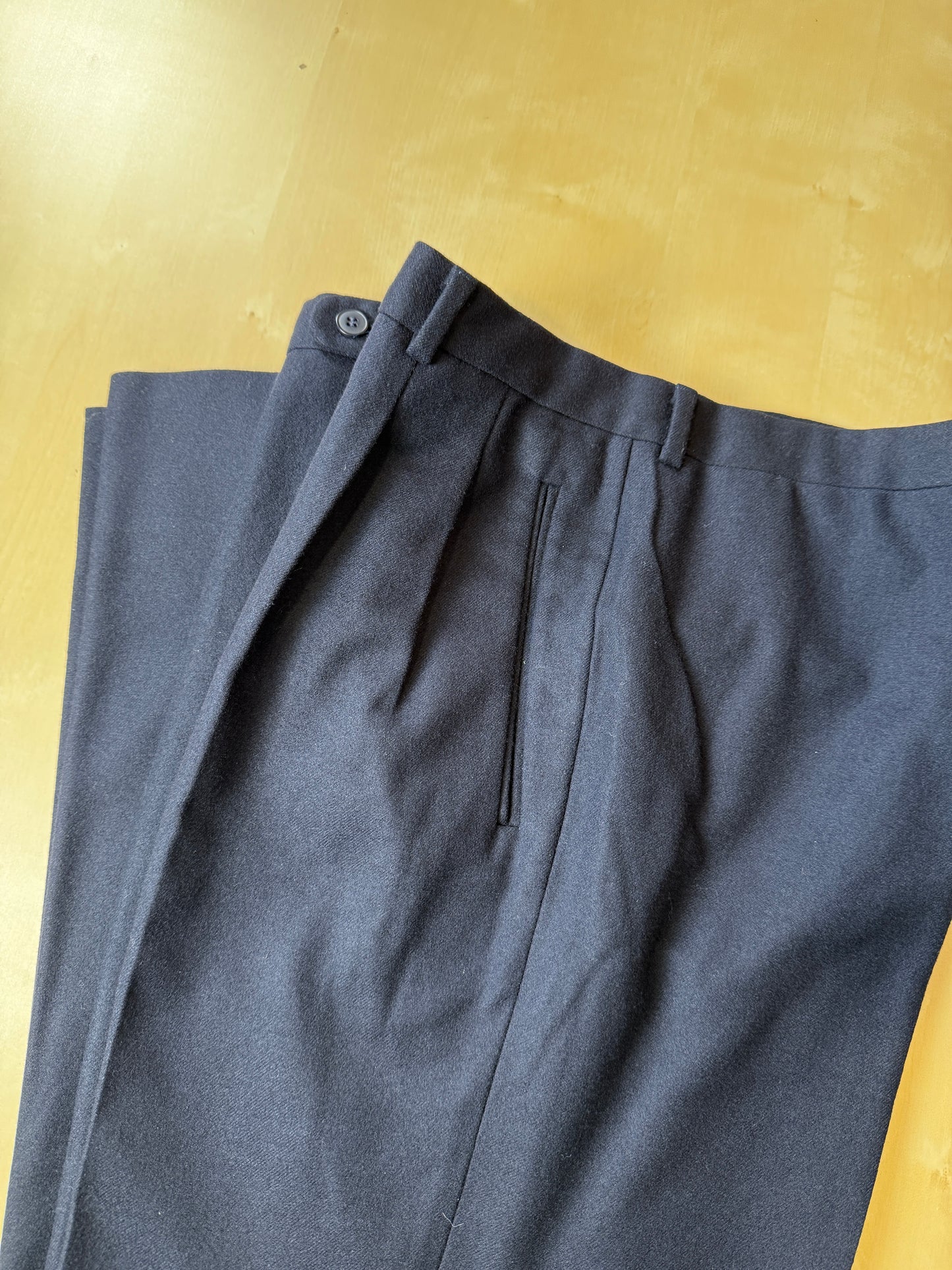 Pantaloni in flanella blu - tg. 50