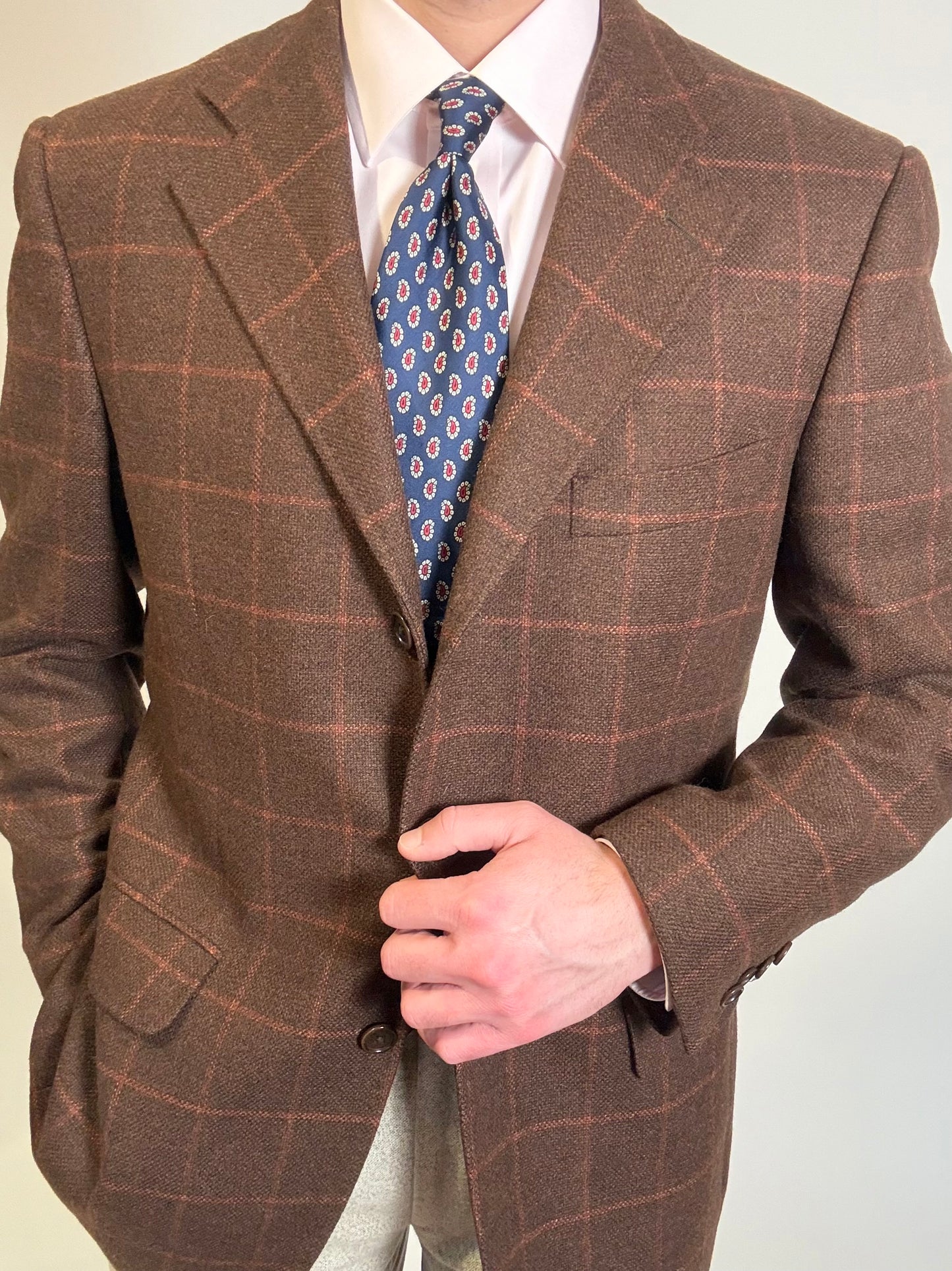 Giacca Lardini lana e cashmere finestrata - tg. 52