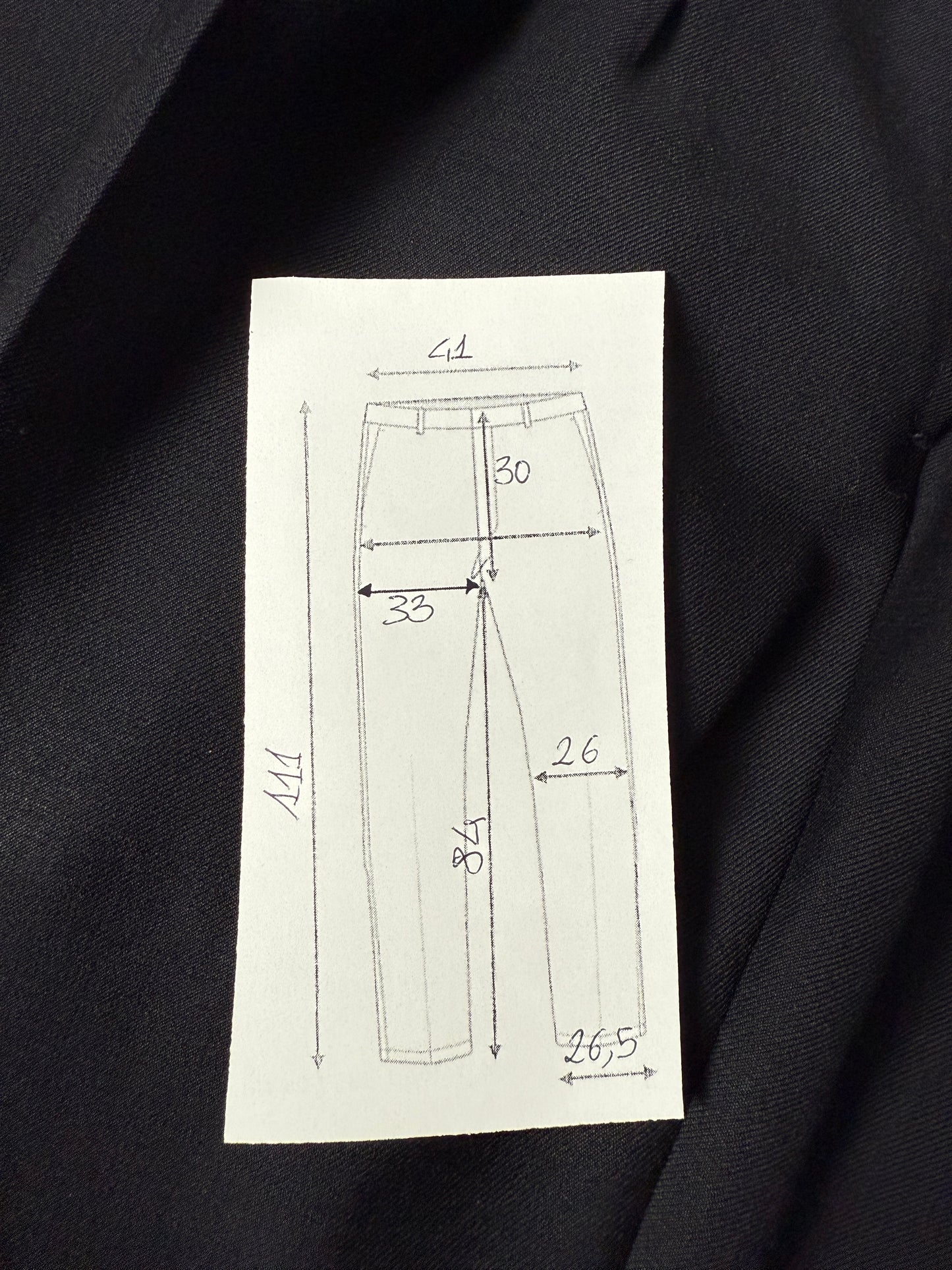 Pantaloni Ermenegildo Zegna anni ‘70/‘80 flanella pettinata blu - tg. 46/48