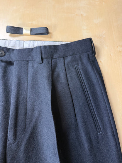 Pantaloni anni ‘80 flanella blu notte (NOS) - tg. 46