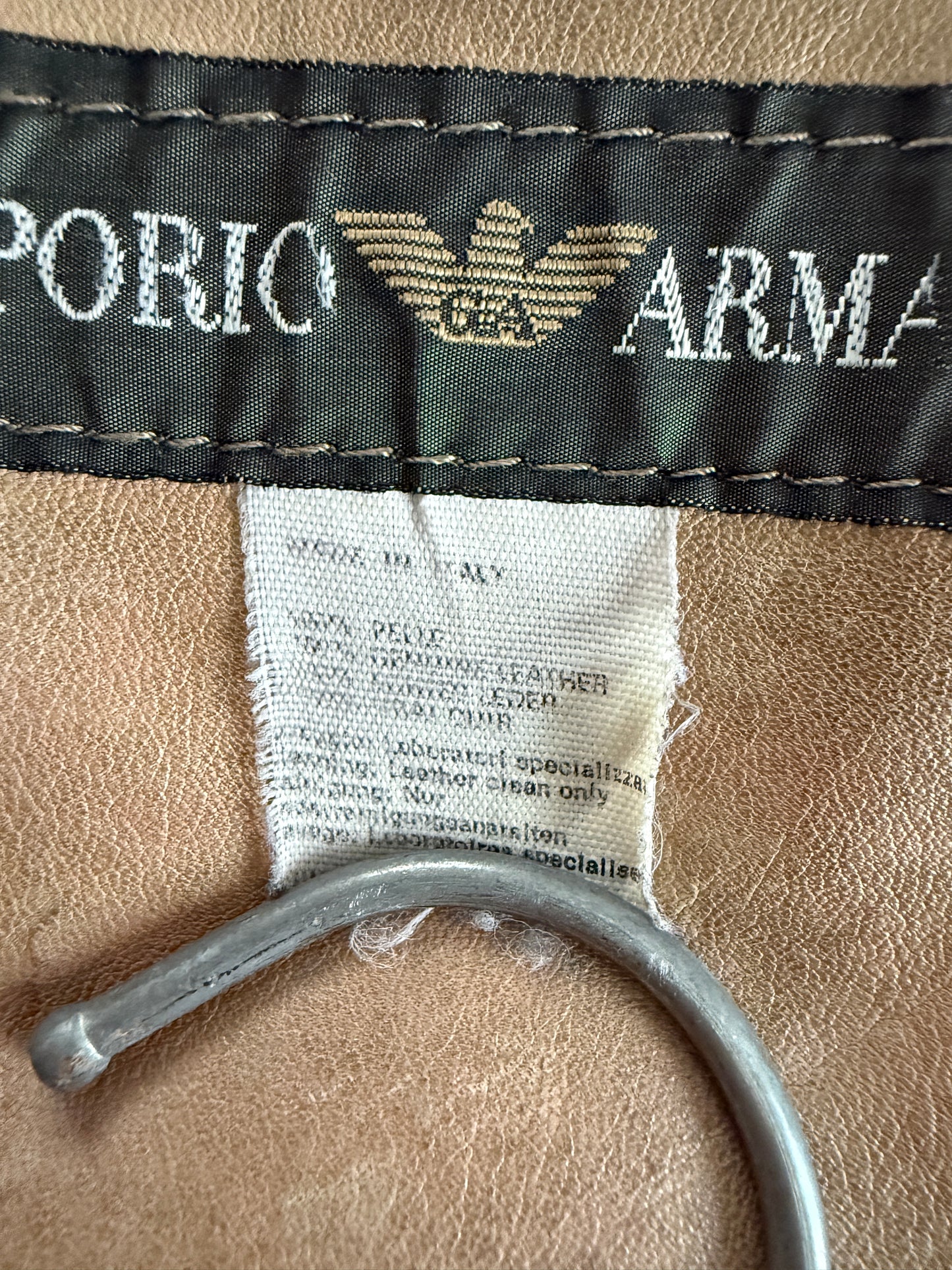 Chiodo in shearling Emporio Armani anni ‘80 - M