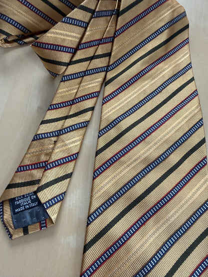 Cravatta Gianfranco Ferrè giallo oro righe