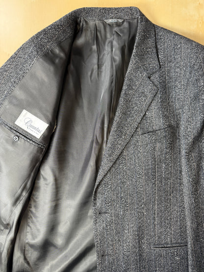 Completo anni ‘70/‘80 tweed lana e seta - tg. 52/54