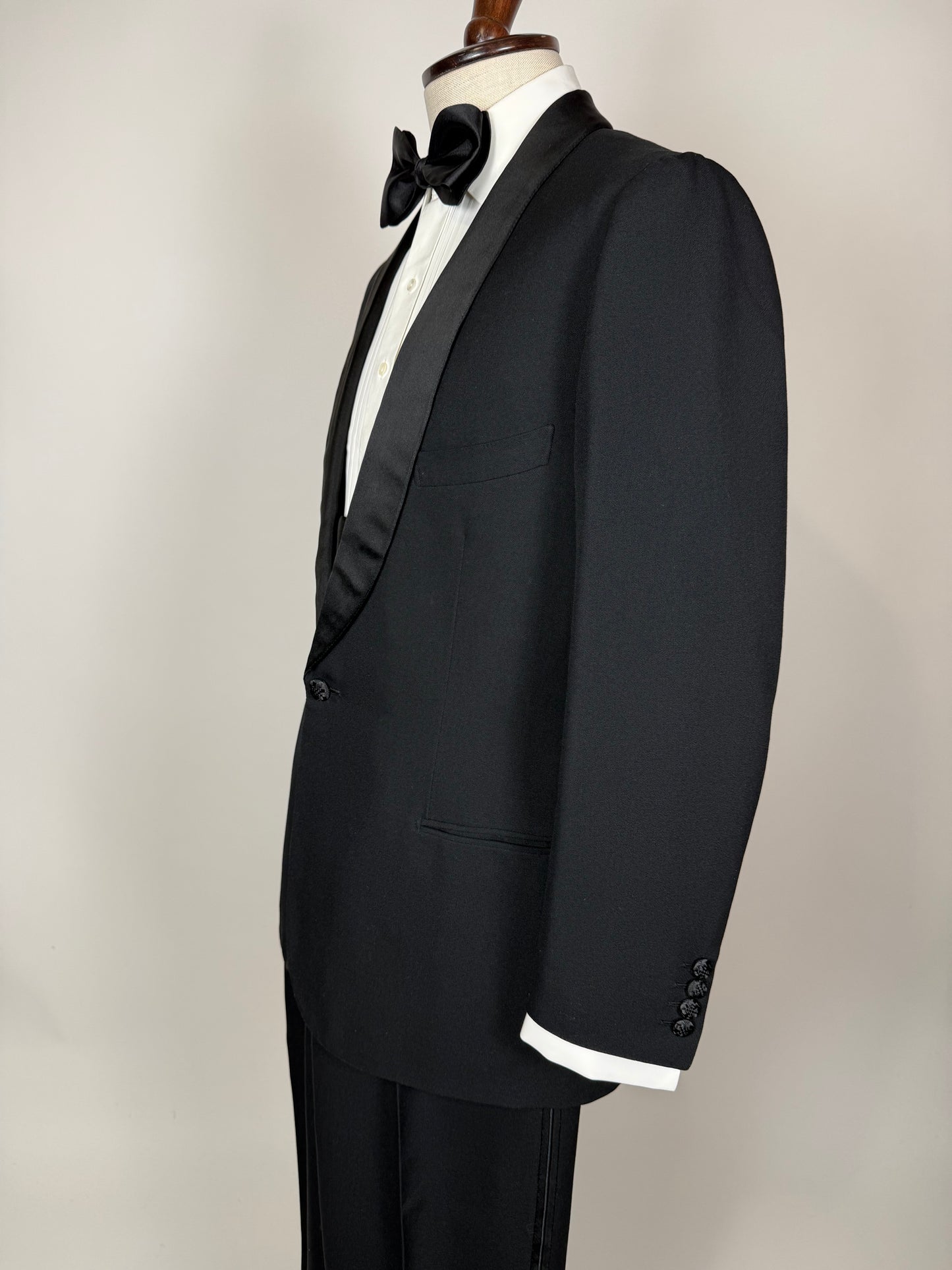 Smoking sartoriale anni ‘50 revers a scialle - tg. 48/50