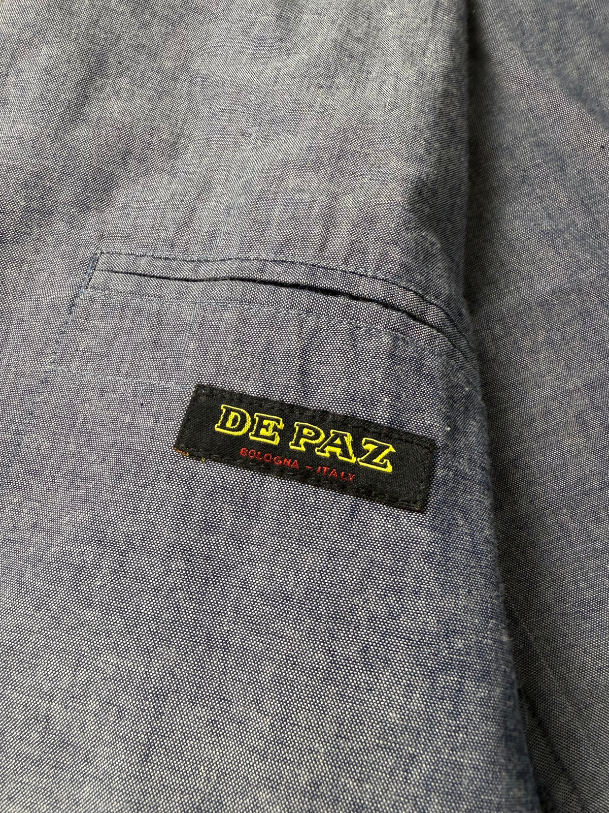 Giacca estiva De Paz in cotone chambray - tg. 58