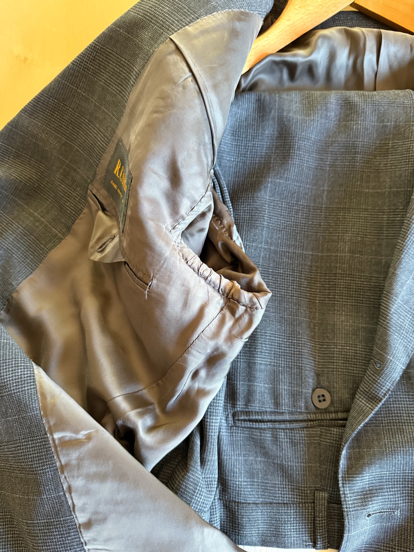 Completo Caruso in fresco lana sfoderato principe di Galles - tg. 50