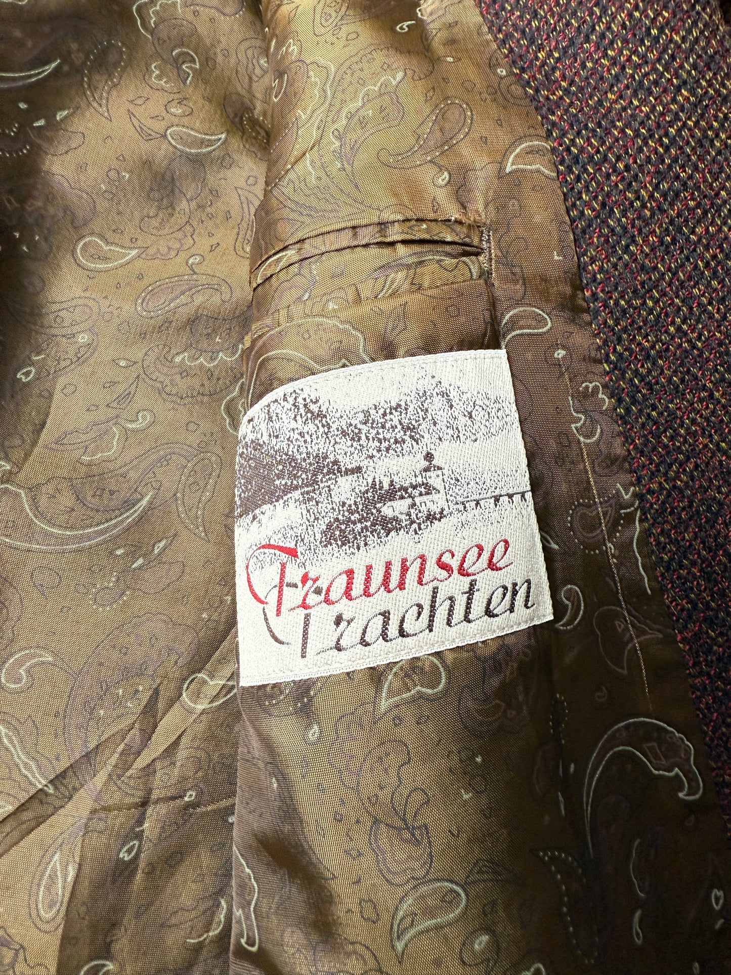 Giacca “Tracht” tirolese in lana e cashmere - tg. 52/54