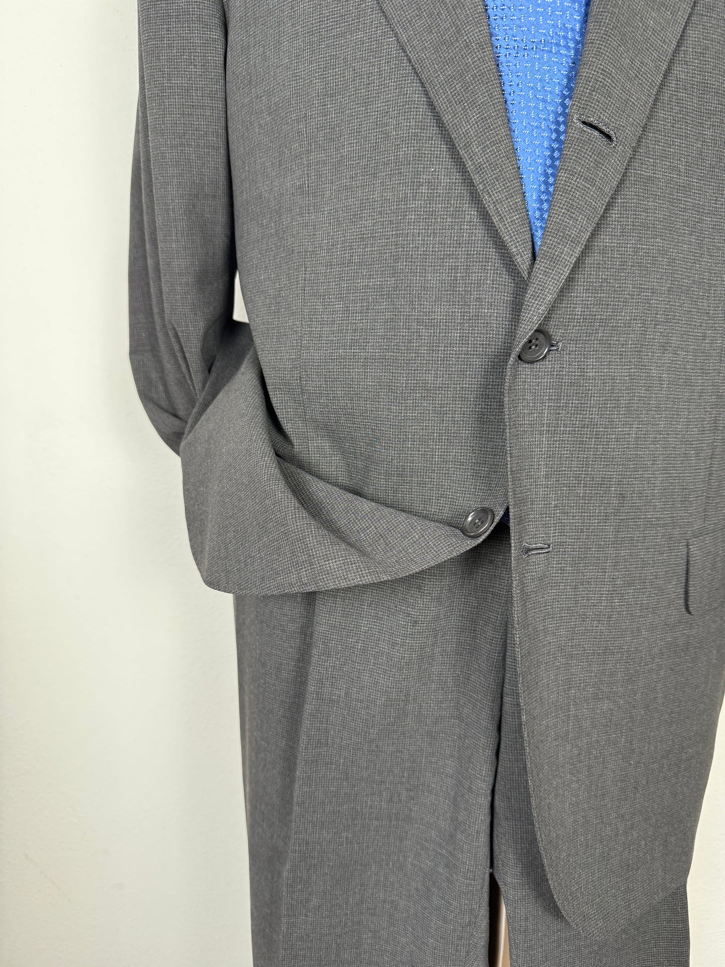 Completo napoletano Sartorio in fresco lana antracite - tg. 54