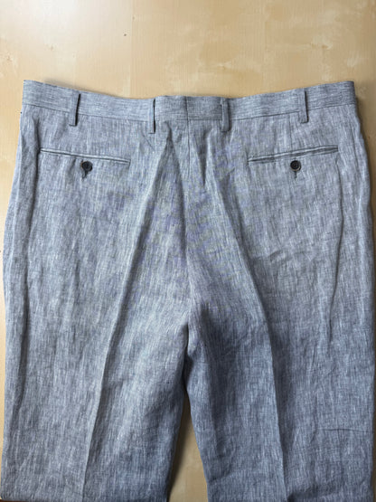 Completo in lino grigio chiaro (nuovo) - tg. 54/56