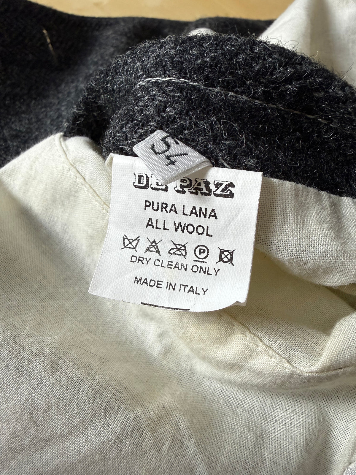 Giacca maremmana De Paz in tweed - tg. 52/54