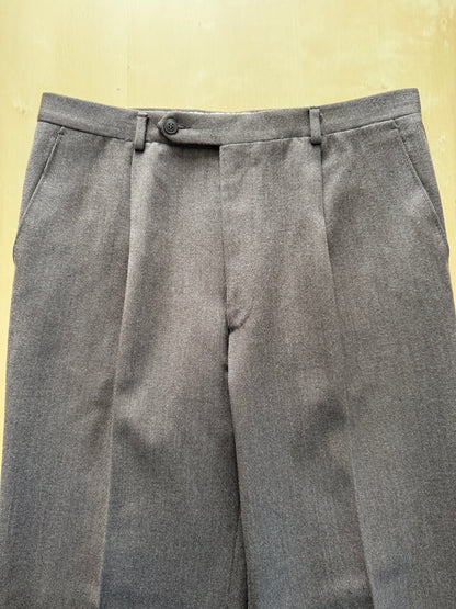 Pantaloni anni ‘80 covert marrone tabacco - tg. 48/50