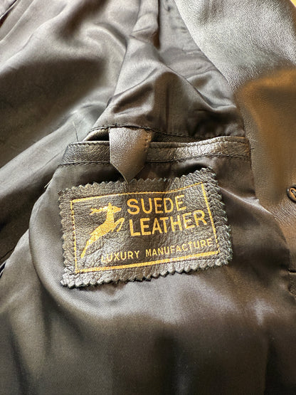 Trench anni ‘70 in pelle - tg. 44/46