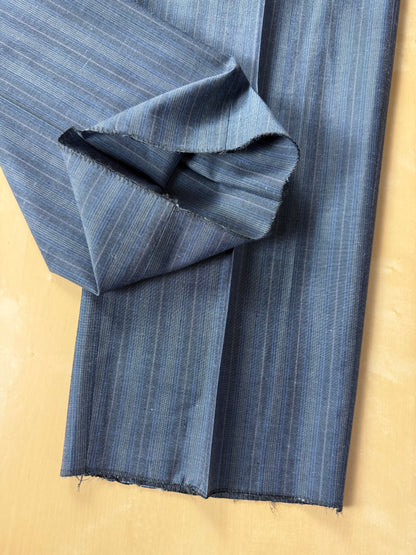 Pantaloni anni '80 blu a righe (NOS) - tg. 50