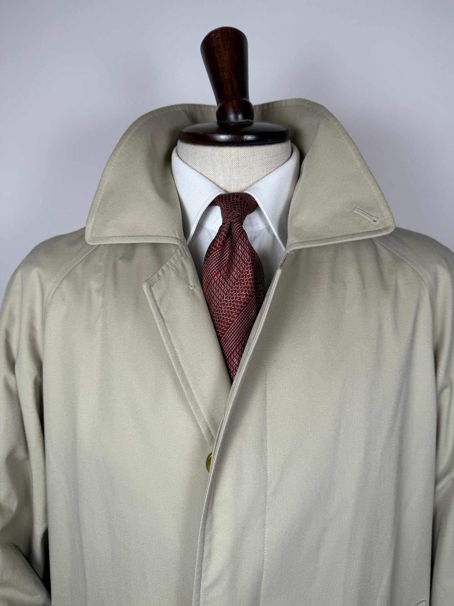 Soprabito impermeabile Burberry monopetto (nuovo) - tg. 50