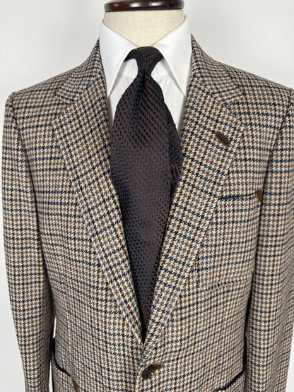 Giacca tweed pied-de-poule Lane Crawford Hong Kong anni ‘60/‘70 - tg. 48/50