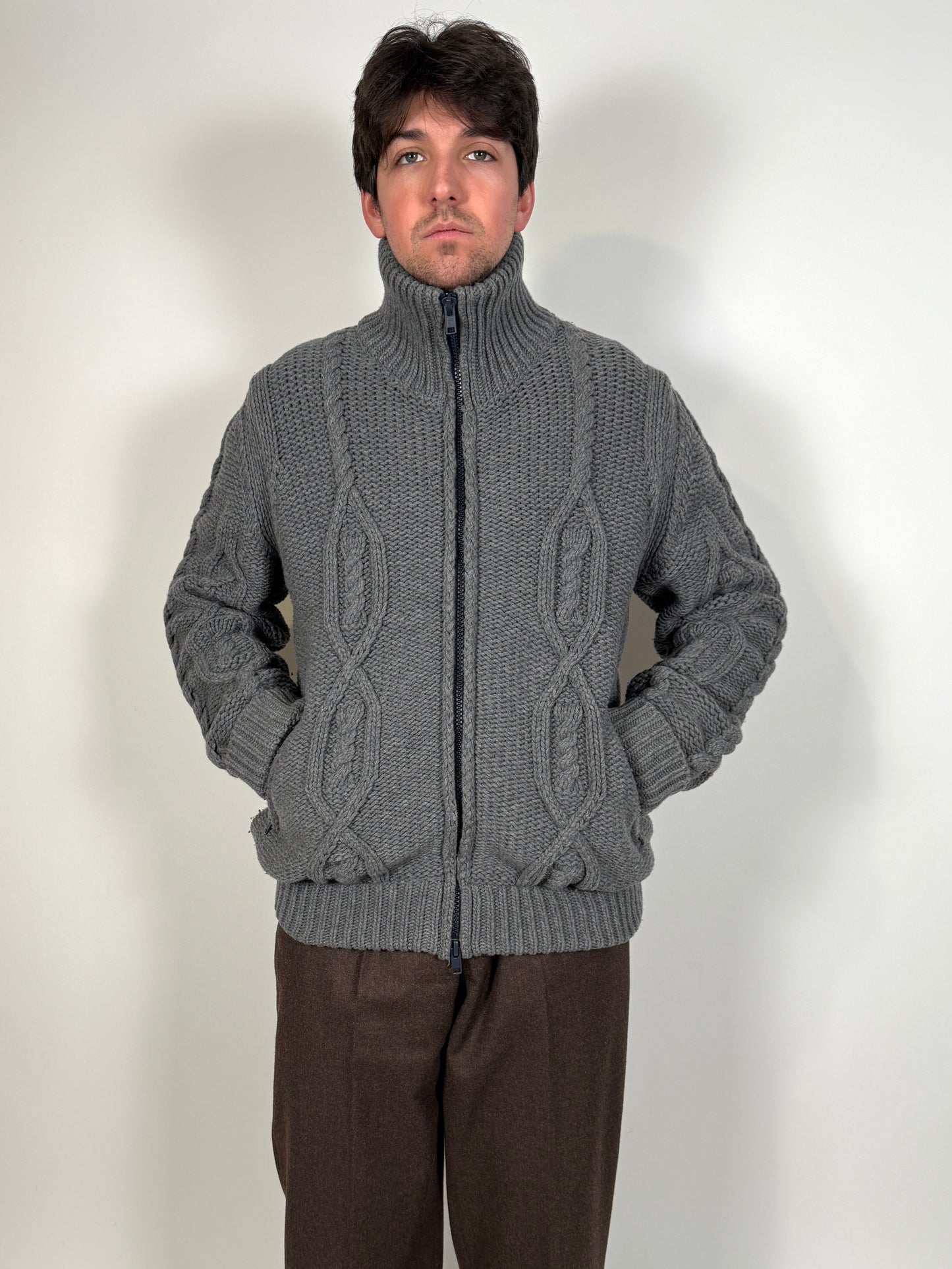Cardigan-giubbotto Woolrich misto lana - XL