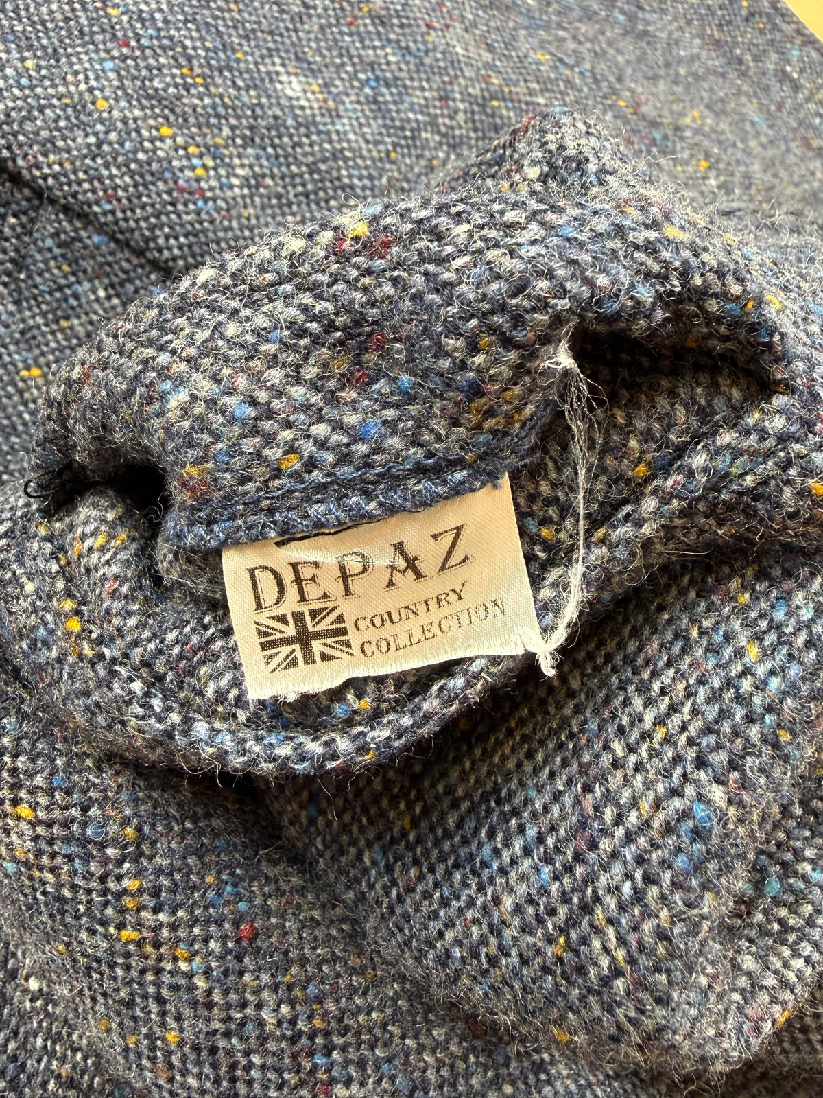 Giacca De Paz donegal tweed sfoderata - tg. 54