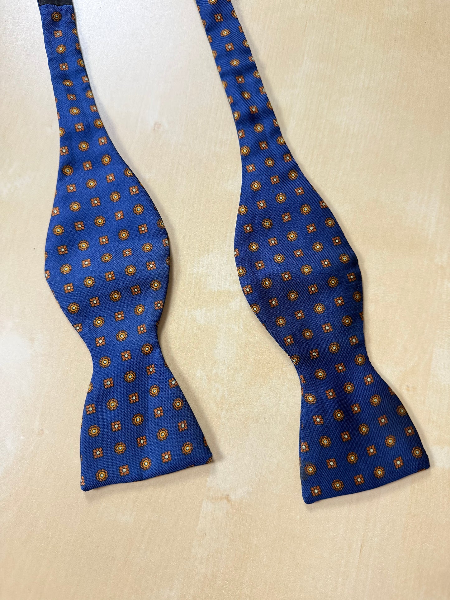 Papillon Marinella micro fantasia navy