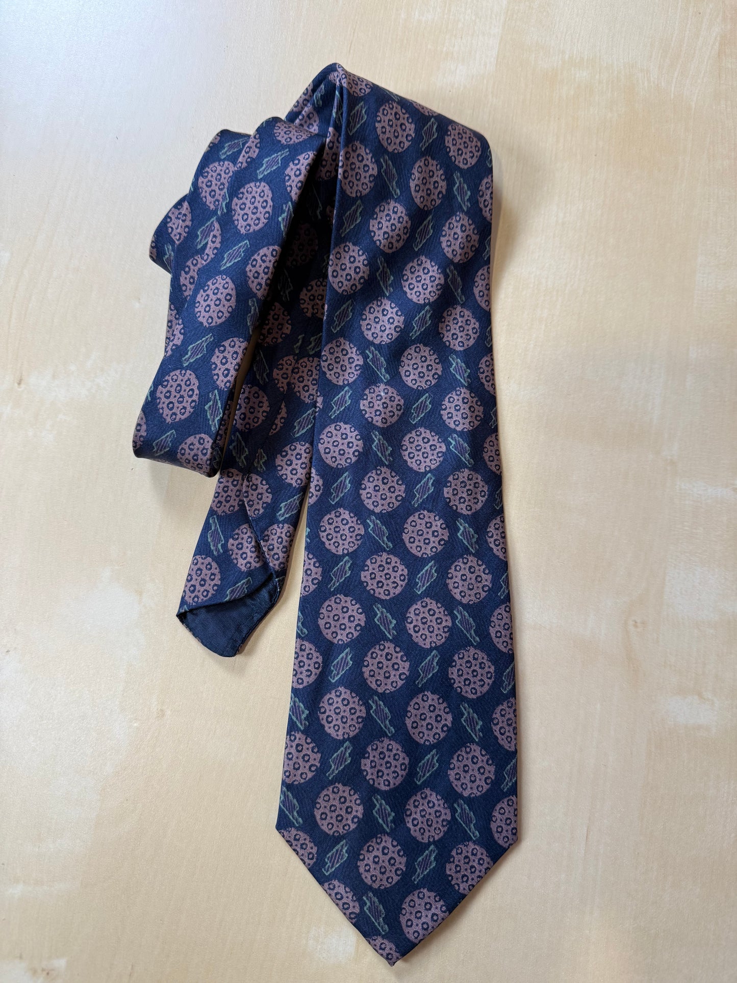 Cravatta vintage fantasia astratta