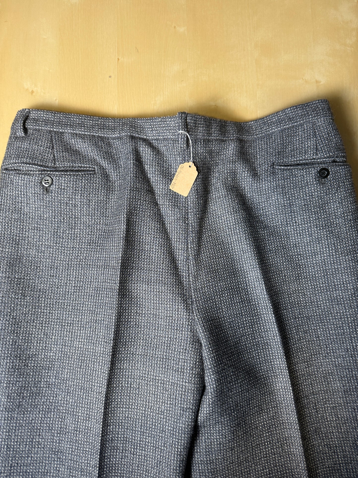 Pantaloni anni ‘60/‘70 lana e mohair - tg. 50