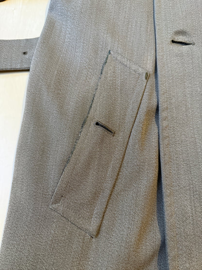 Trench Burberrys anni ‘80 in covert 100% lana - tg. 50-52