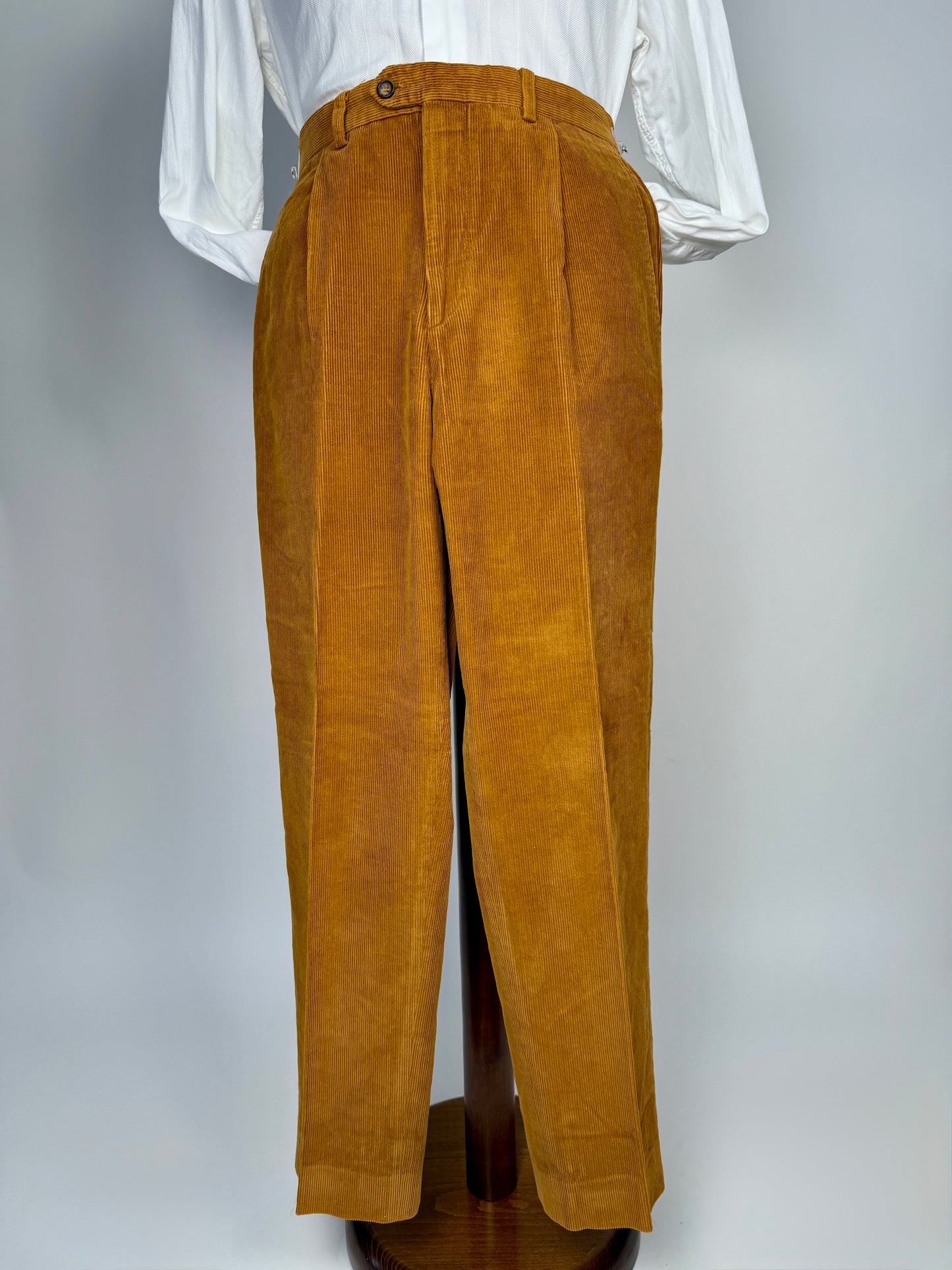 Pantaloni velluto a coste color ruggine - tg. 48