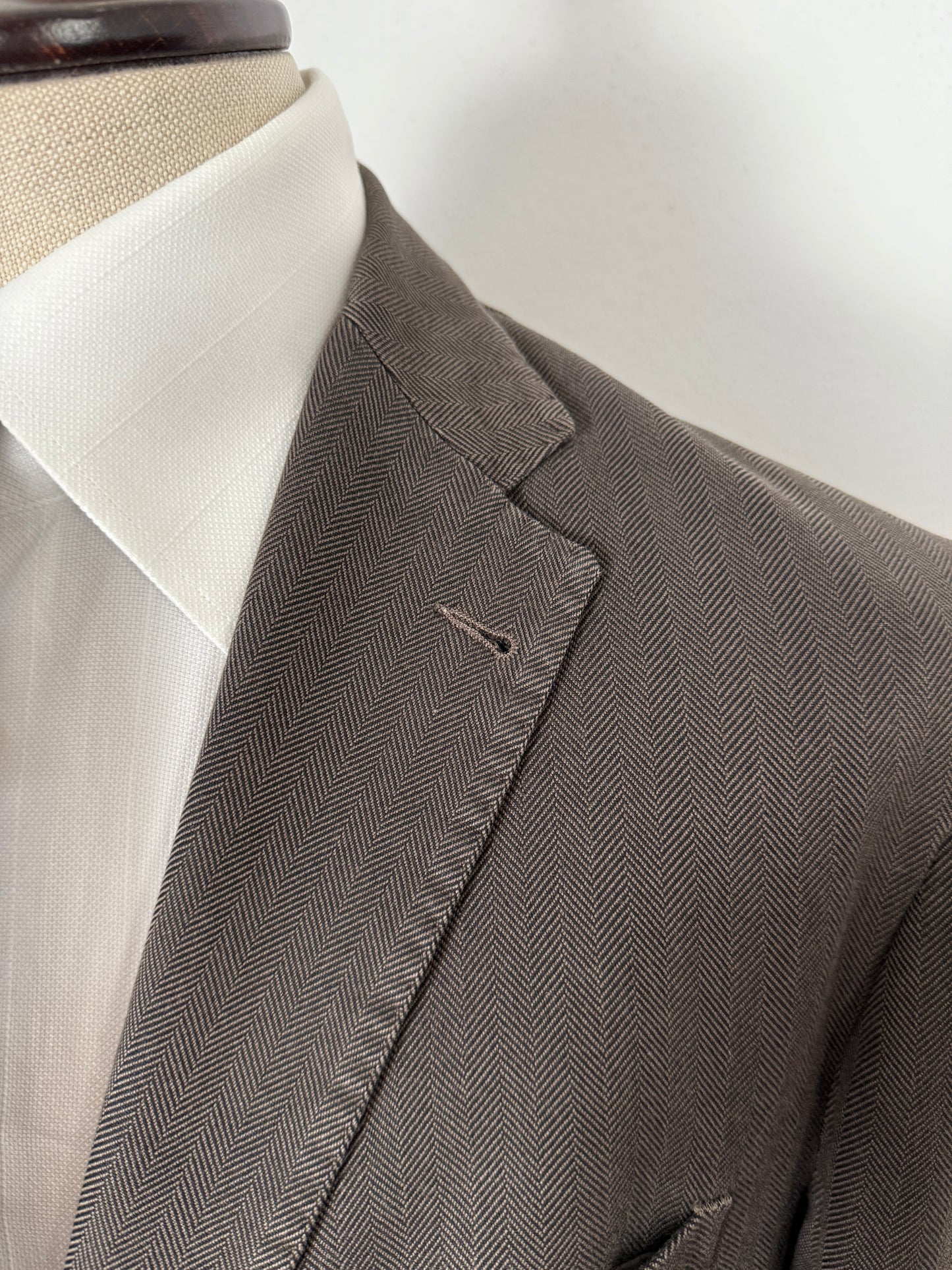 Giacca Tagliatore in cotone herringbone sfoderata - tg. 50